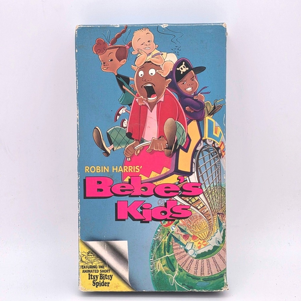 Bebe's Kids VHS 1992 Robin Harris Animated Comedy Vintage Cult Classic Retro 90s